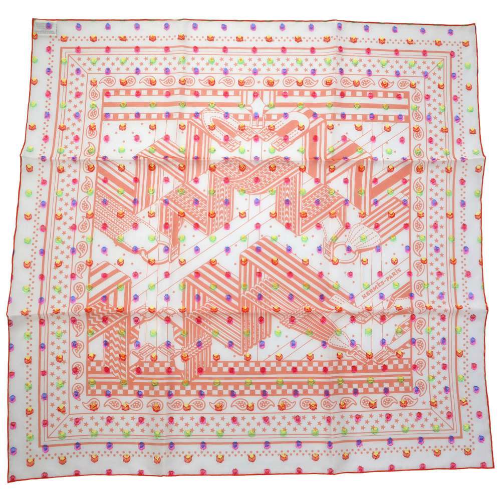 Carre Sangle En Zigzag Size Orange Multicolor Travel Bag