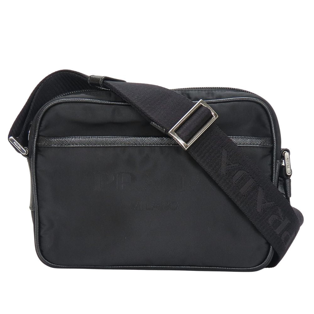 Prada 2Vh144 Re Shoulder Bag Leather Nylon