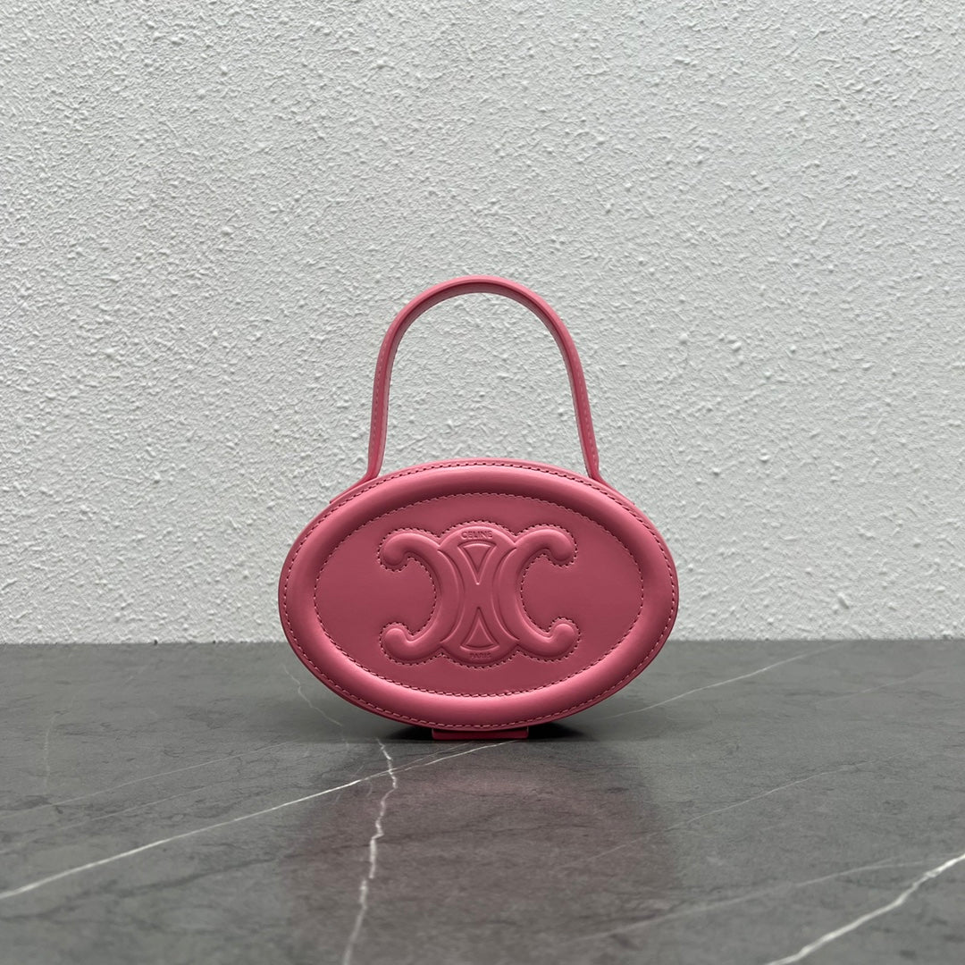 Top Quality Oval Minautop Qualityere Cuir Triomphe Travel Bag