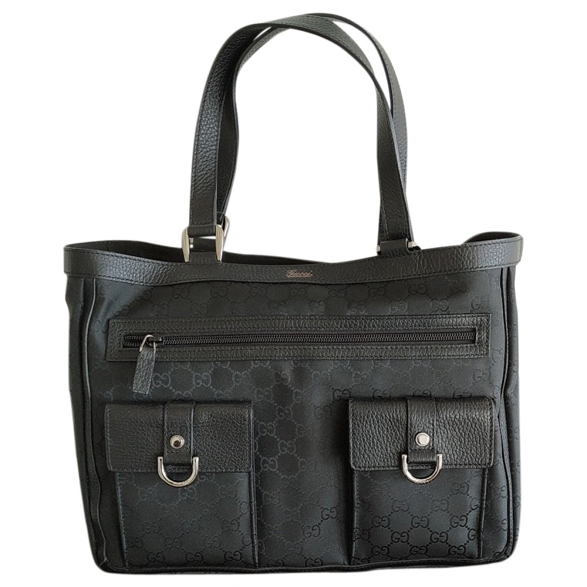 Gucci black cloth handbag