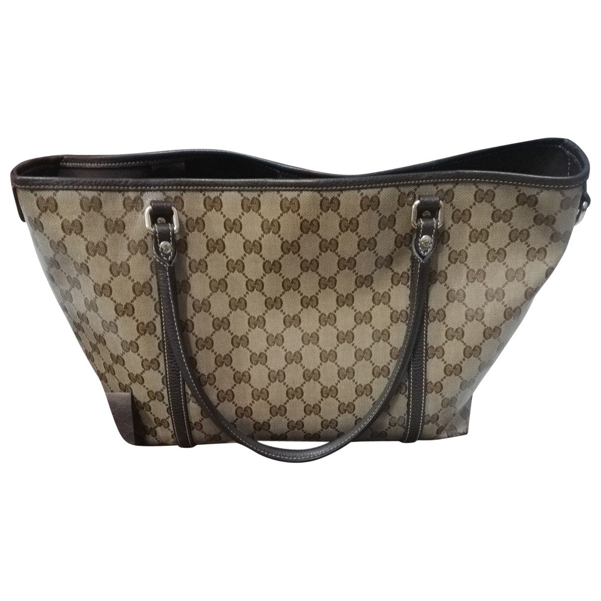 Gucci beige cloth handbag