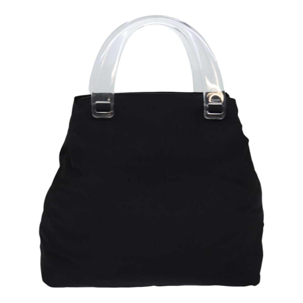 Prada Hand Bag Auth Nylon Black Travel Bag Black Auth 85853