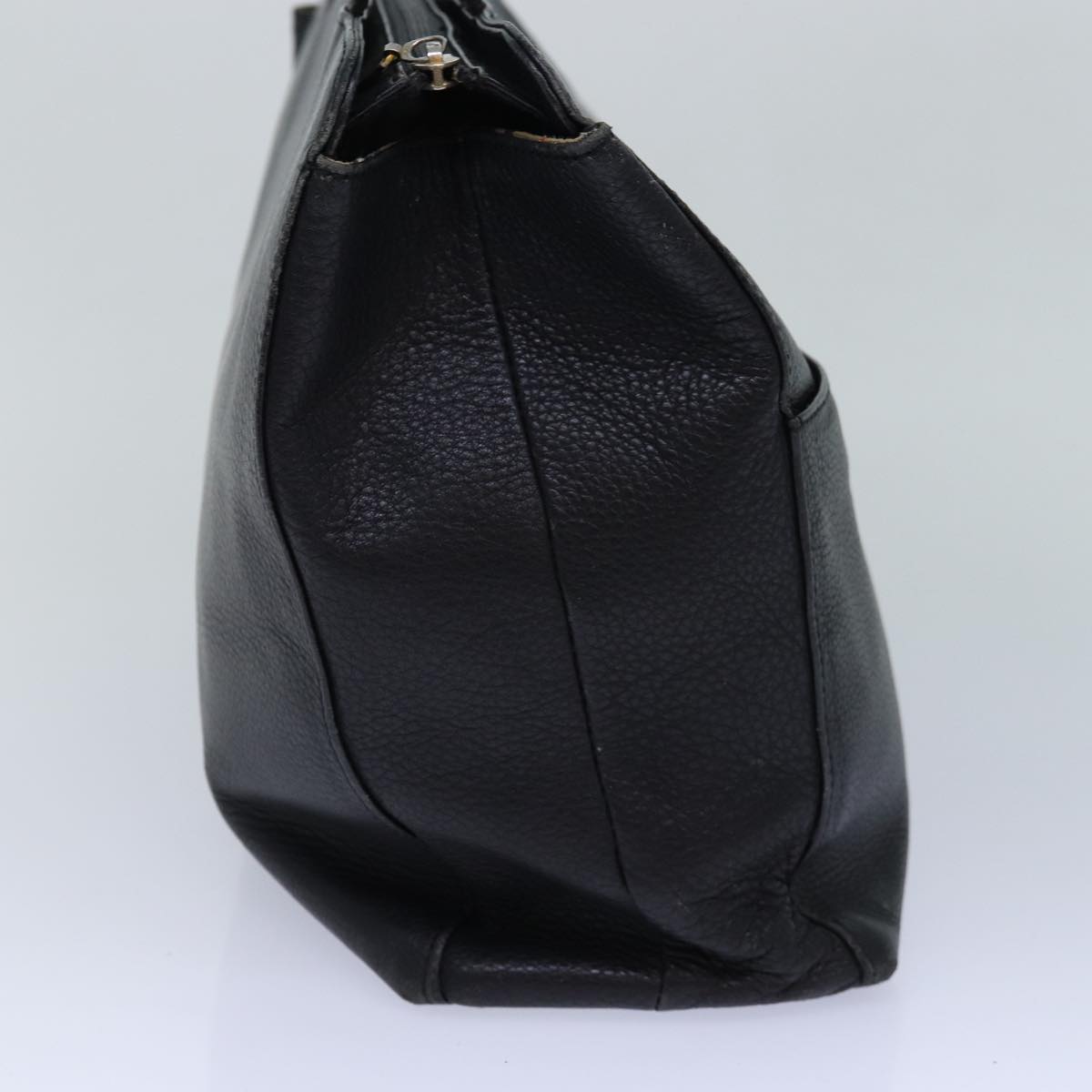 Burberry Luxury ss Shoulder Bag Auth Leather Black Silver