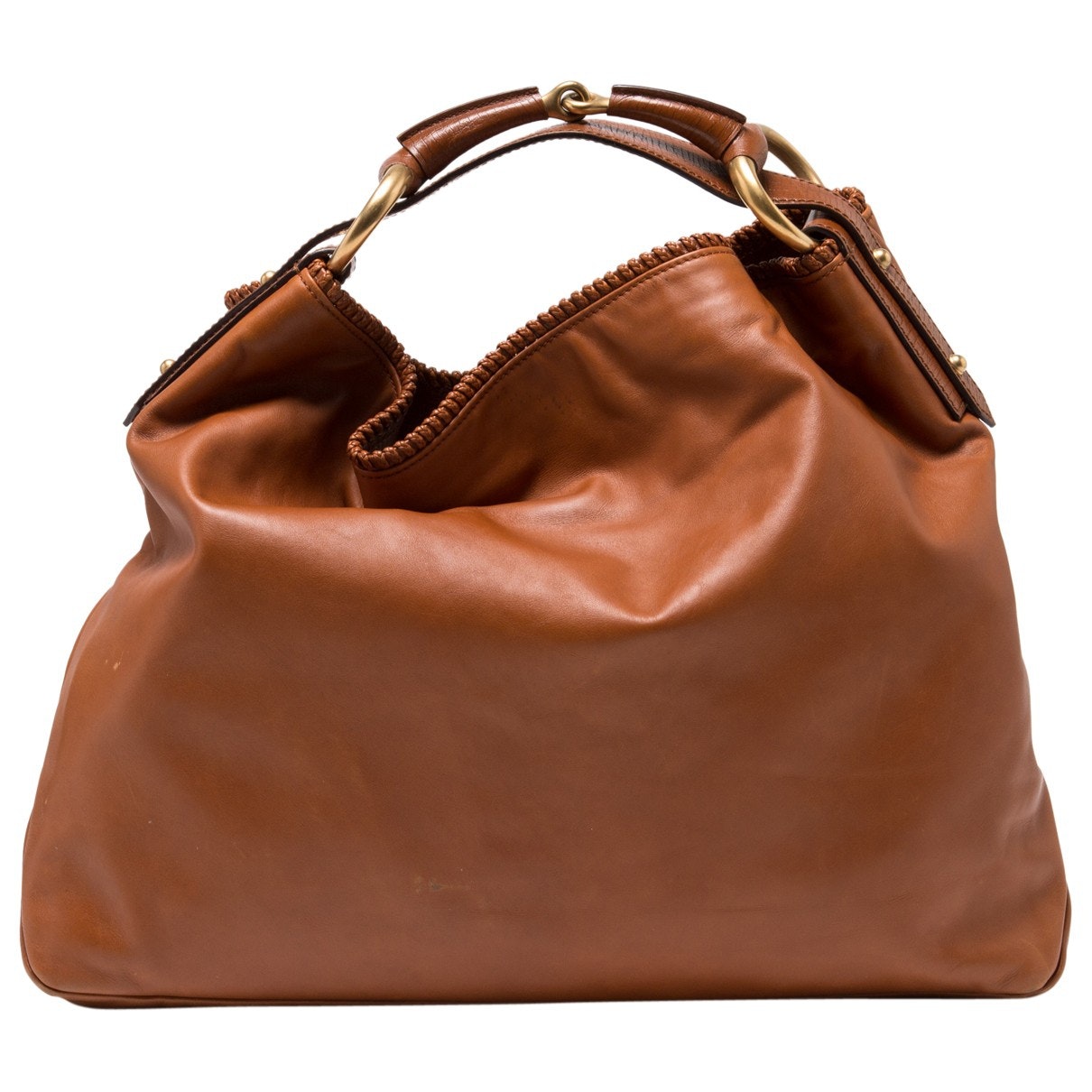 Gucci brown leather handbag