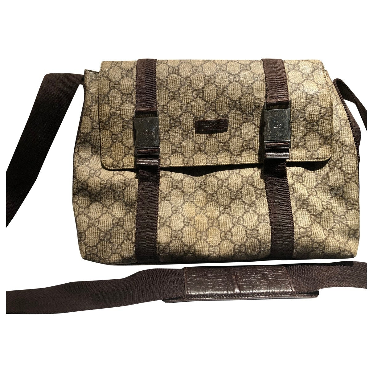 Gucci beige cloth handbag