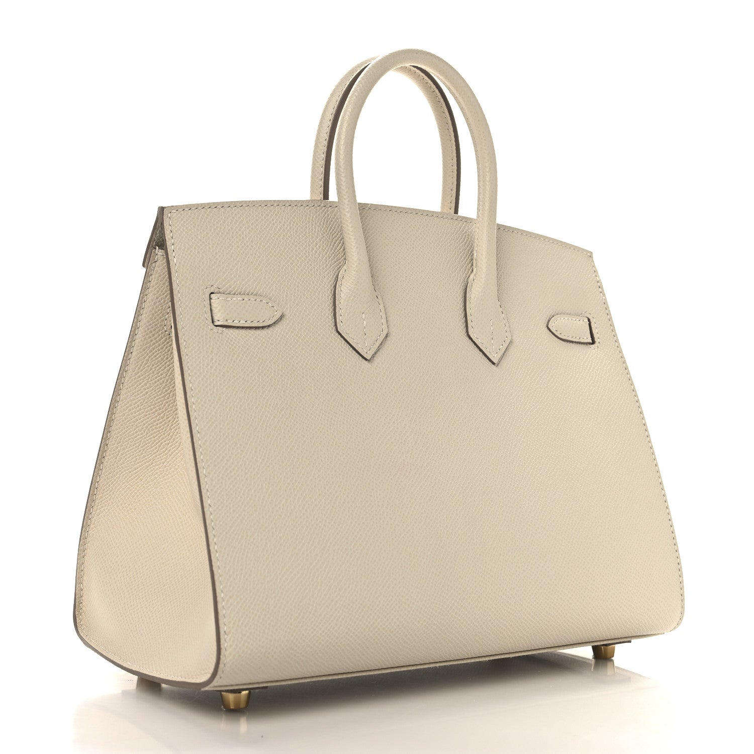 Hermes Epsom Horseshoe Birkin Sellier Craie Gris Tourterelle Handbag Shoes