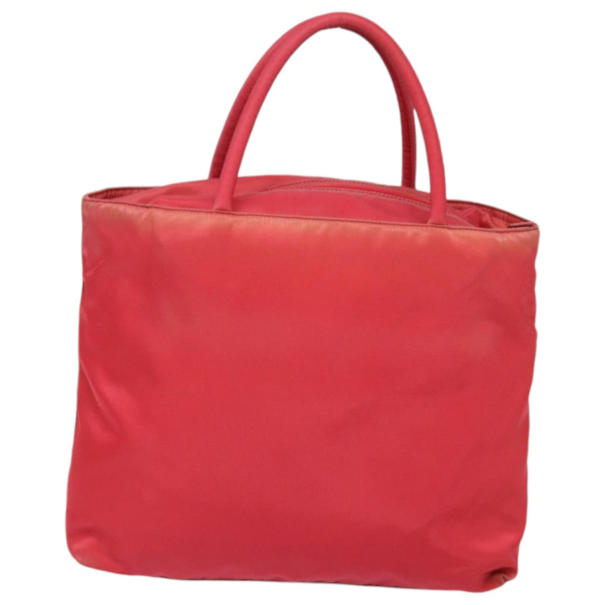Prada Hand Bag Auth Nylon Red Travel Bag