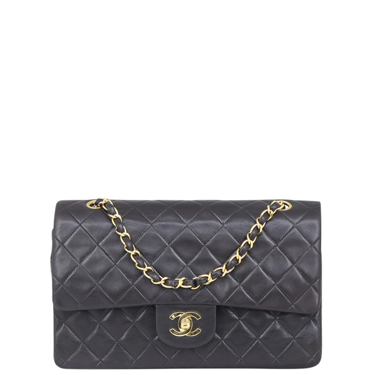 Chanel Classic Double 2 Series Handbag Black Medium Medium 22032021