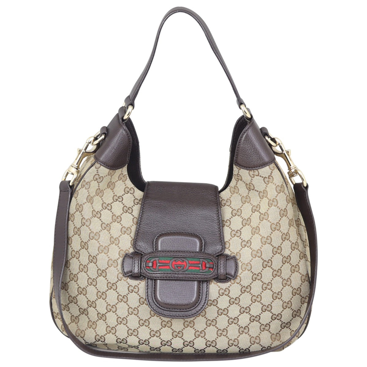 Gucci GG Canvas Dressage Hobo
