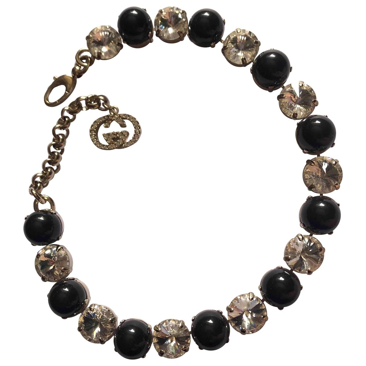 Gucci gold metal necklaces