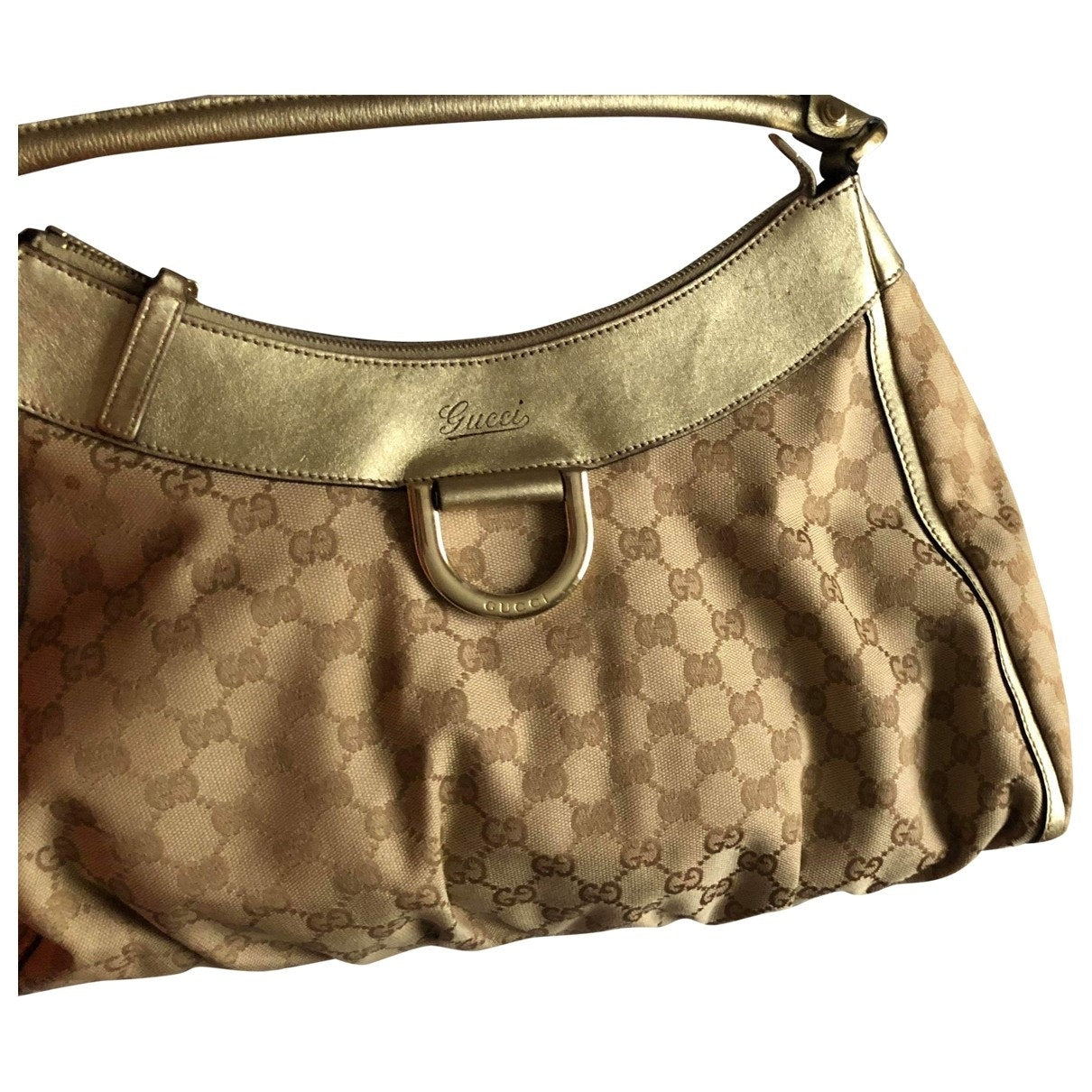 Gucci beige cloth handbag