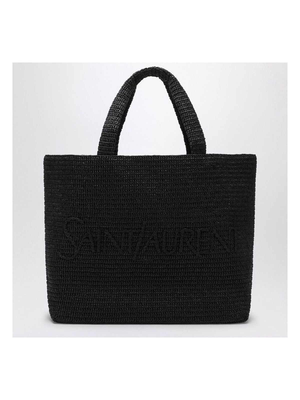 YSL Saint Laurent Saint Laurent Trending Women Tote Bag In Raffia Black