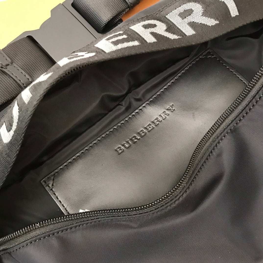 Top Quality Detail Econyl Sonny Bum Bag Black Logo Travel Bag 122In31Cm 8521