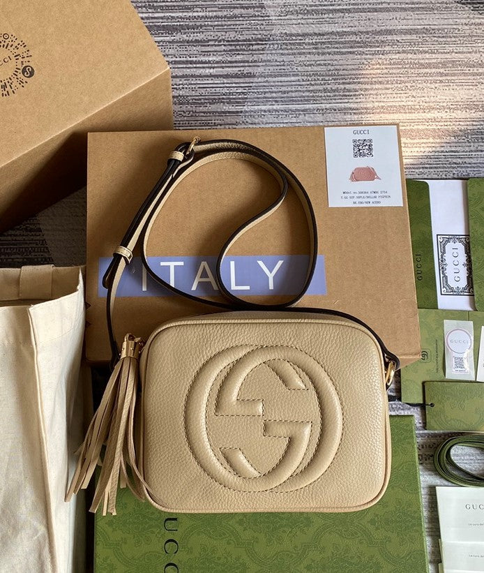 gg Soho Disco , ’s Beige Small Crossbody Bag