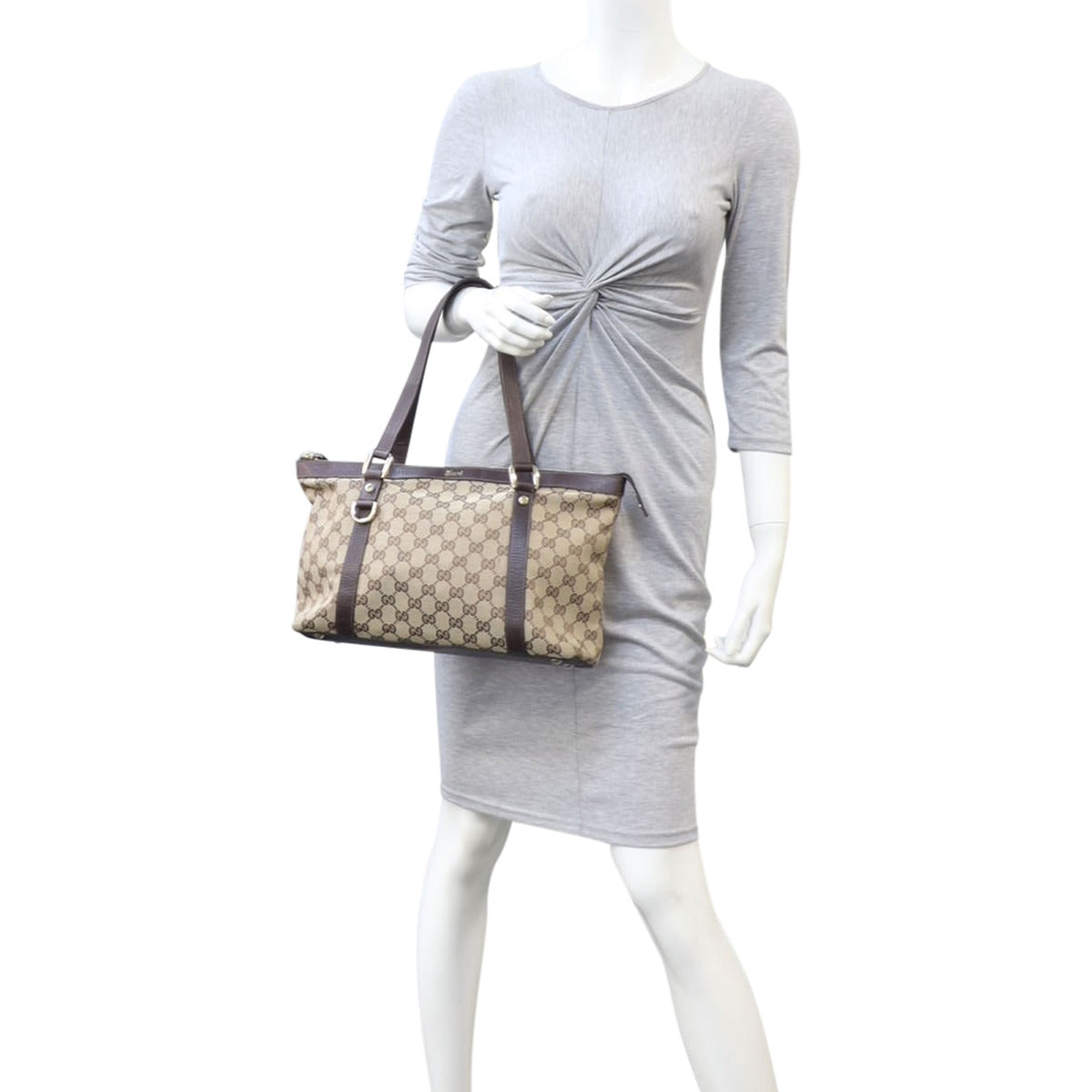 Gucci GG Canvas Abbey Tote Medium