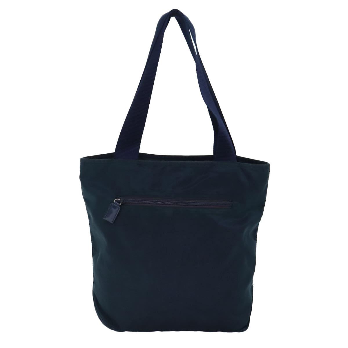 Prada Hand Bag Auth Nylon Navy Travel Bag Navy Auth 87349