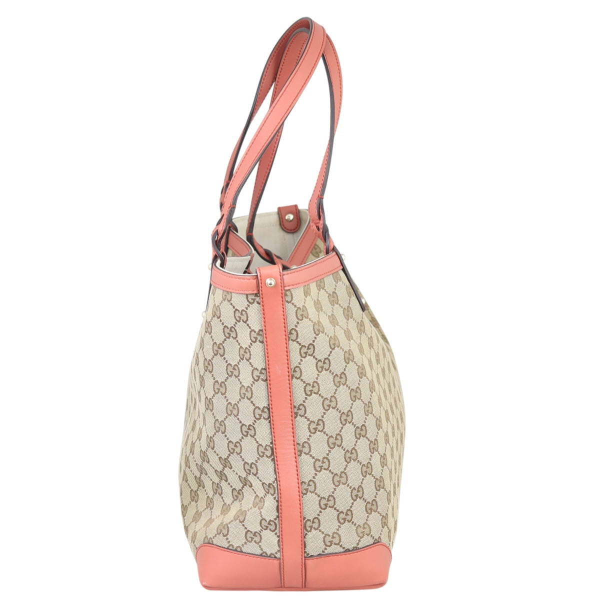 Gucci GG Canvas Craft Tote with Pouch