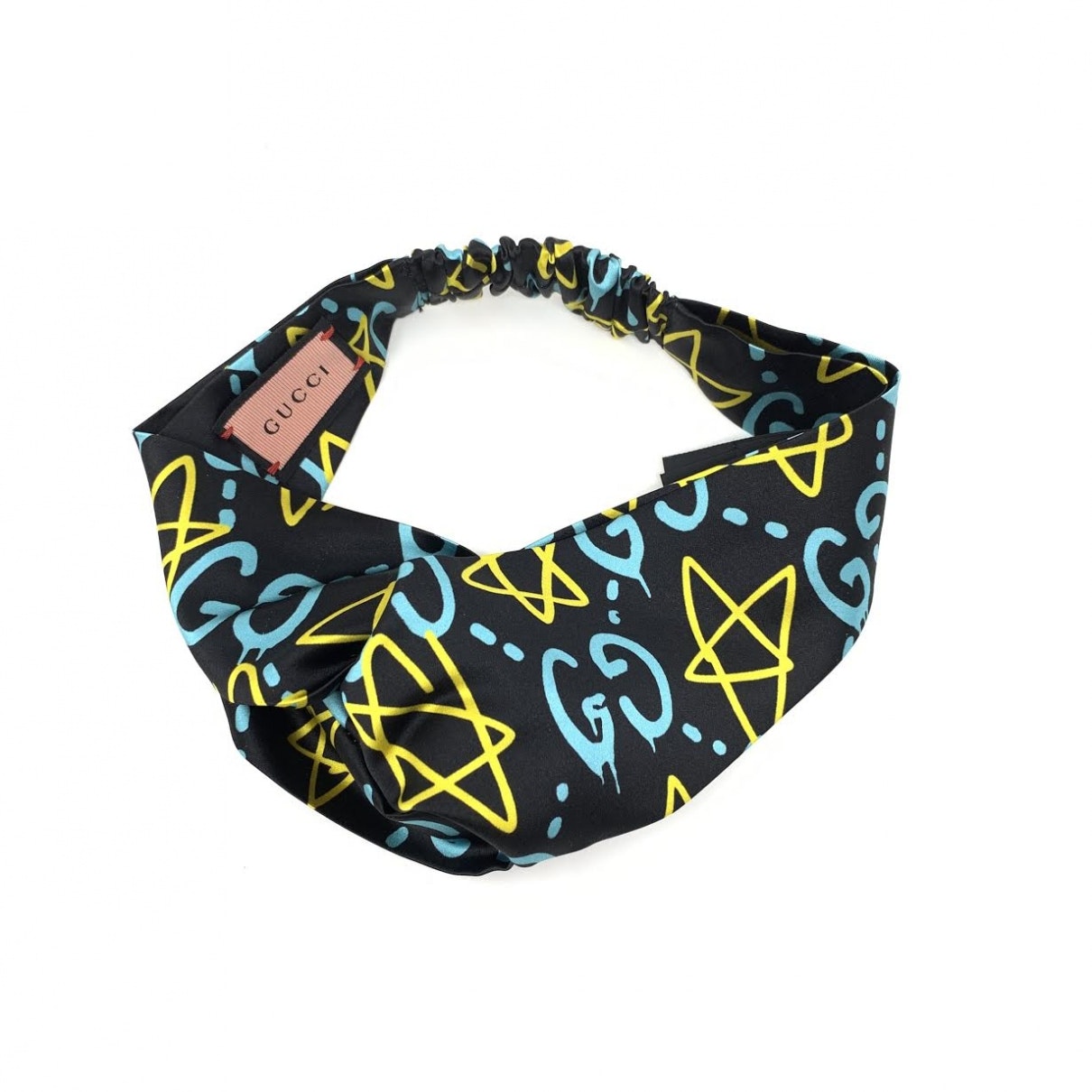 Gucci black silk hair accessories
