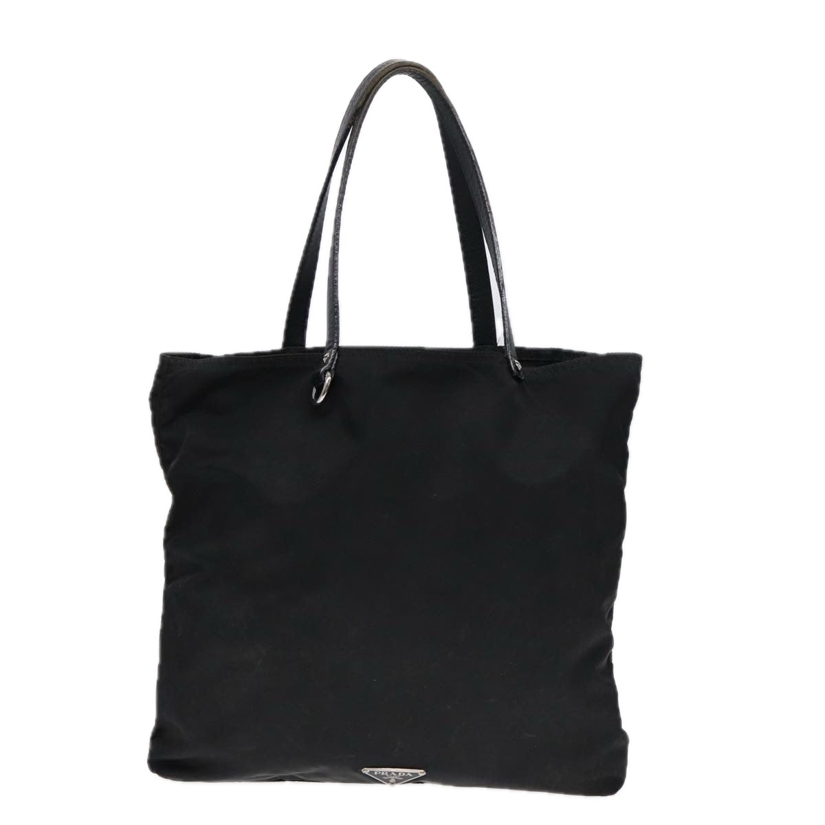Prada Robot Tote Bag Auth Nylon Black