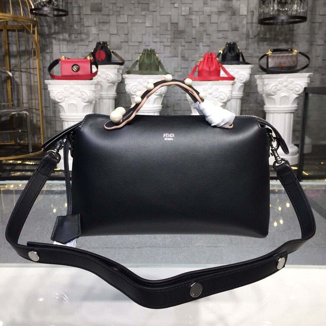 Fi By The Way Studded Bag For Black Travel Bag