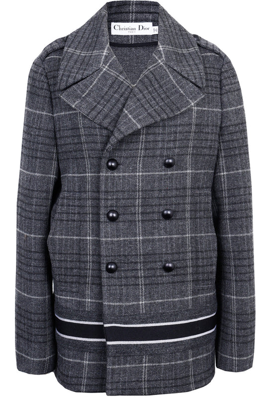 Dior Wool Coat Logo Handbag