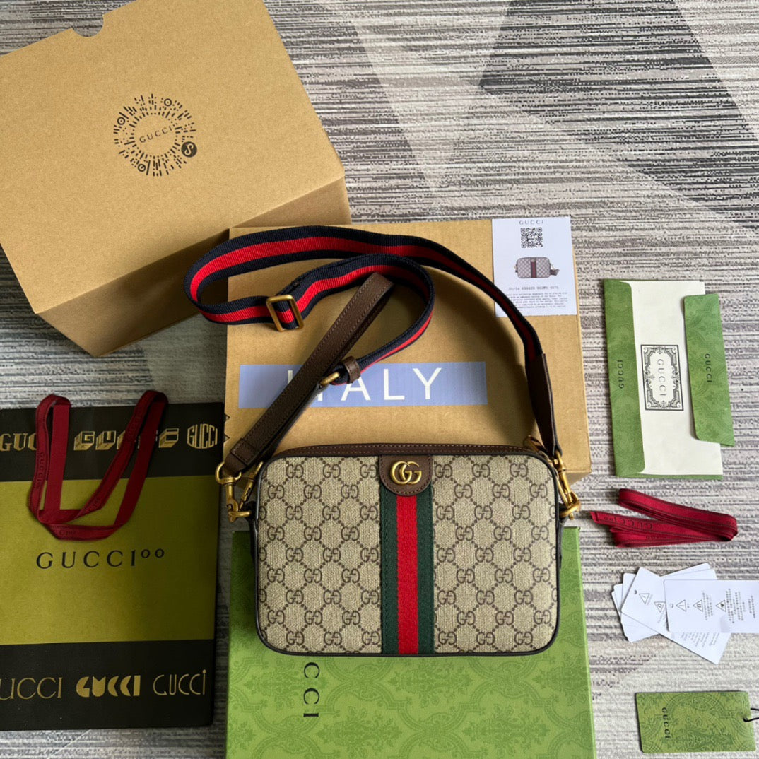 gg Ophidia gg , ’s Beige Shoulder Bag