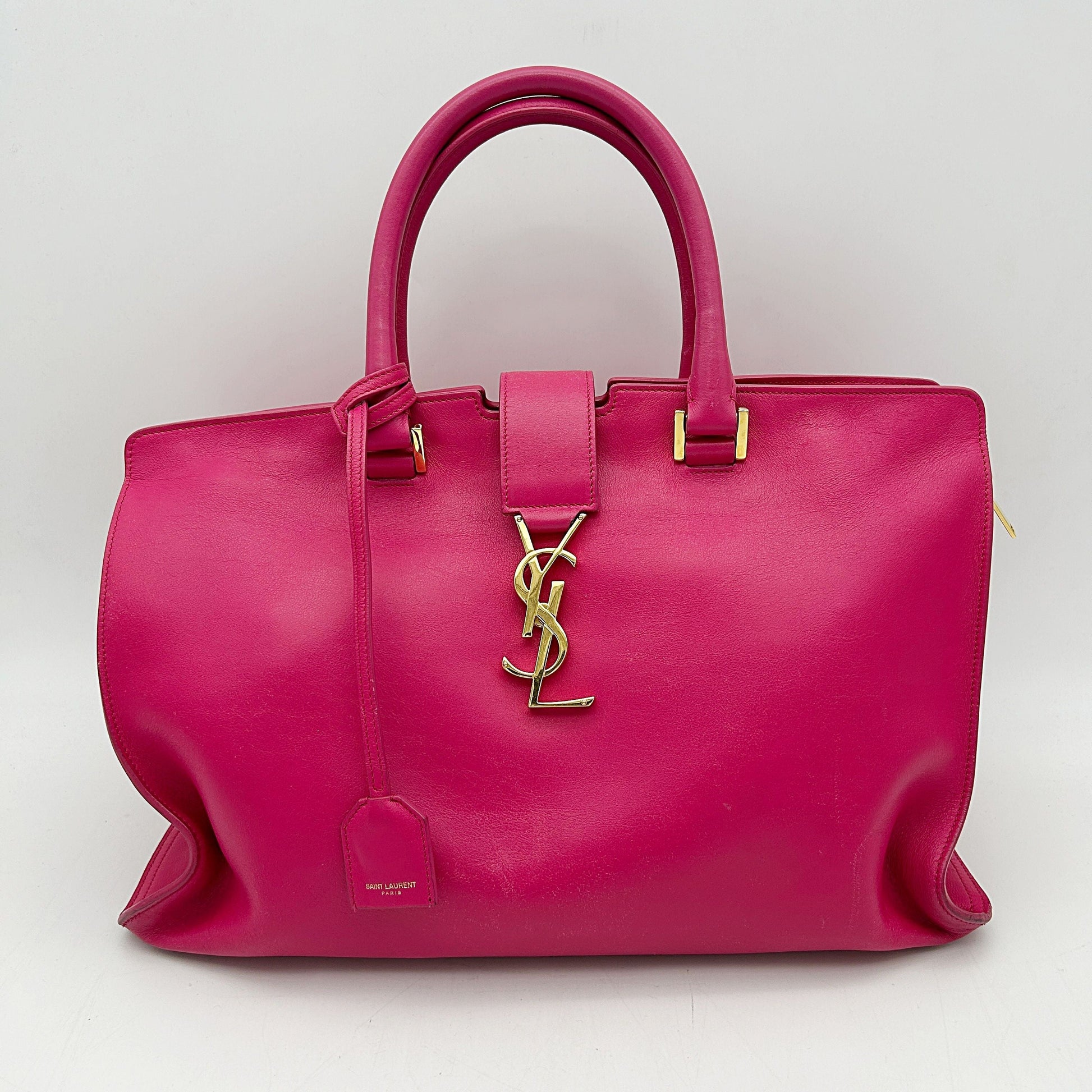 YSL Saint Laurent Downtown - Handle Bags, s Leather Pink Medium Handbag