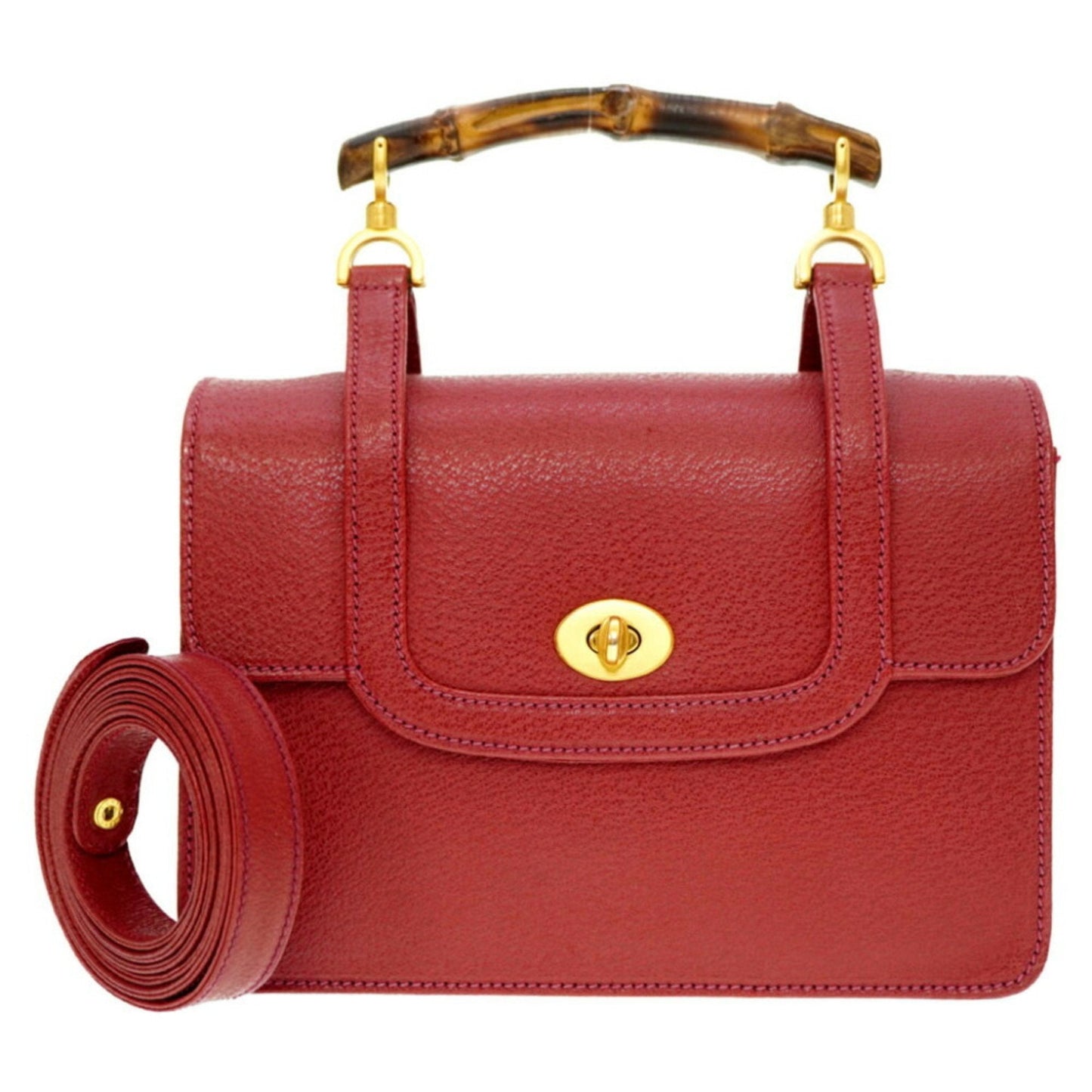 Gucci Bamboo Handbag Travel Bag Bamboo 108