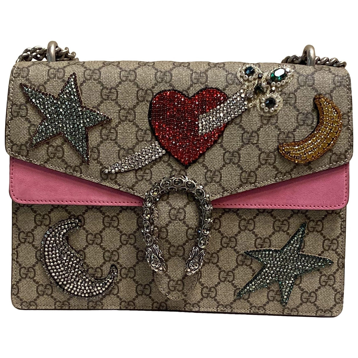 Gucci dionysus beige cloth handbag