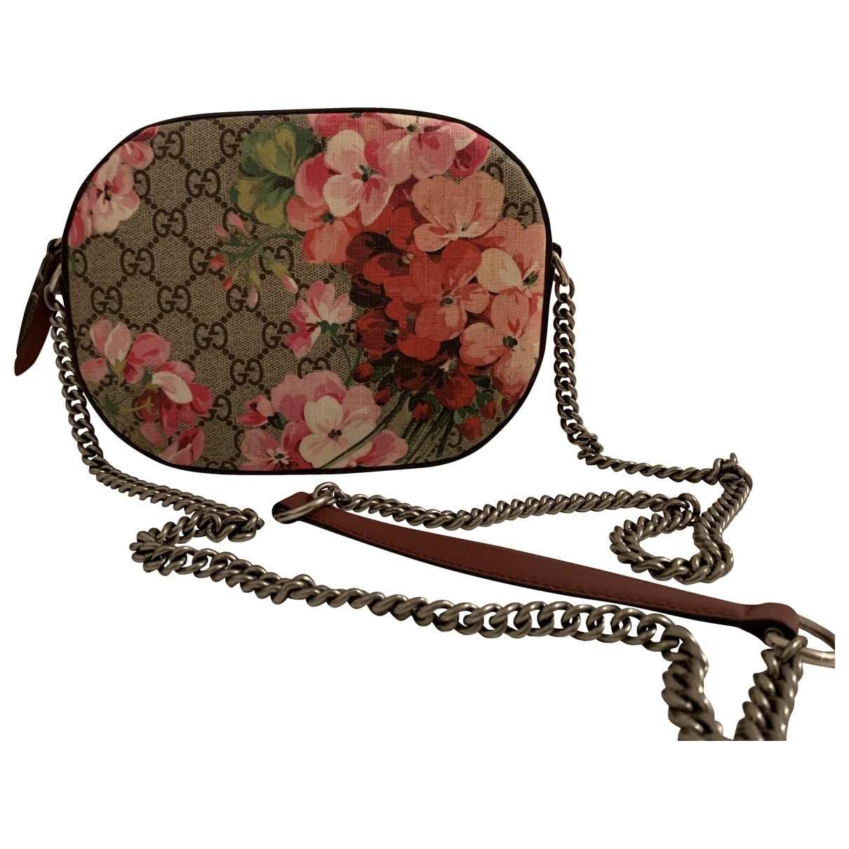 Gucci bree pink cloth handbag