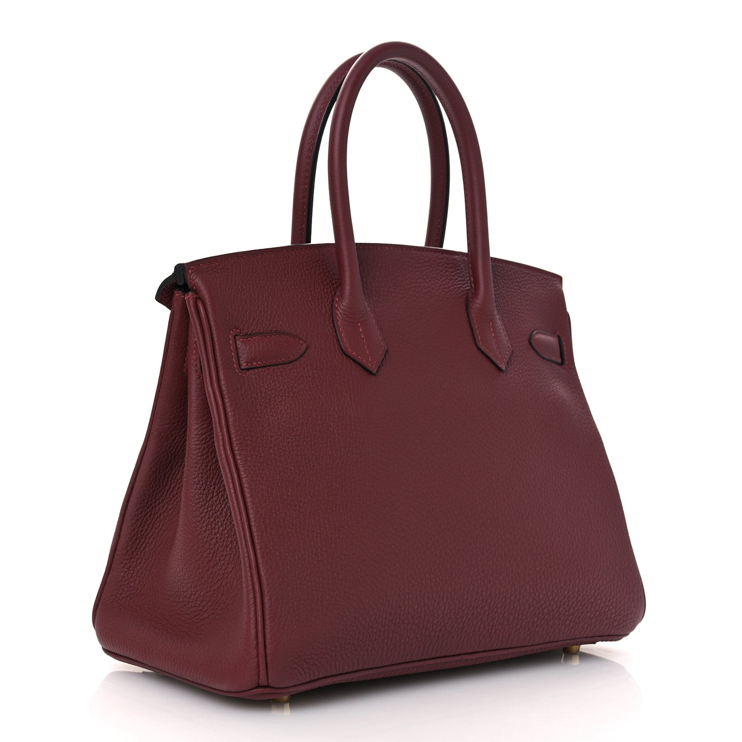 Hermes Togo Birkin Rouge Handbag Travel Bag