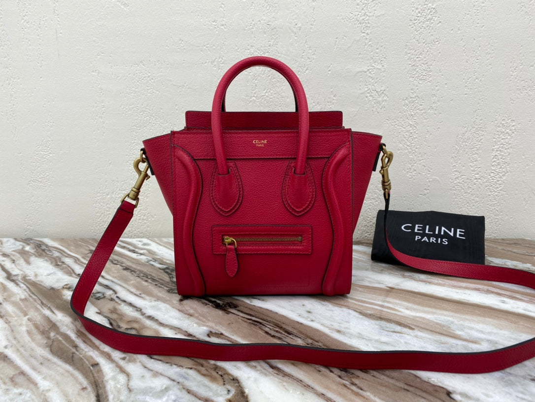 Gucci Top Quality Nano Lu age Bag In Red Travel Bag