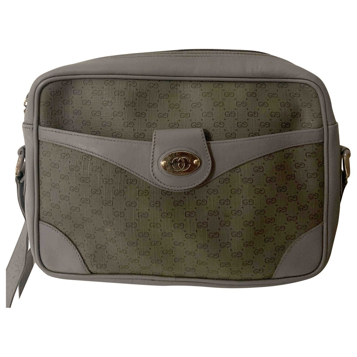 Gucci grey cloth handbag