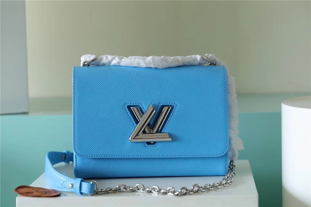 Top Quality Twist Mm Epi For Women Blue Crossbody Bag 91In23Cm 6051