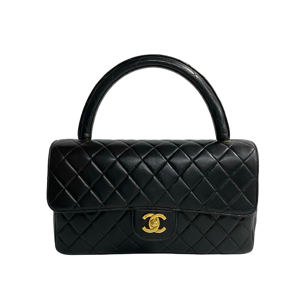 Chanel lambskin Matrasse Black Handbag