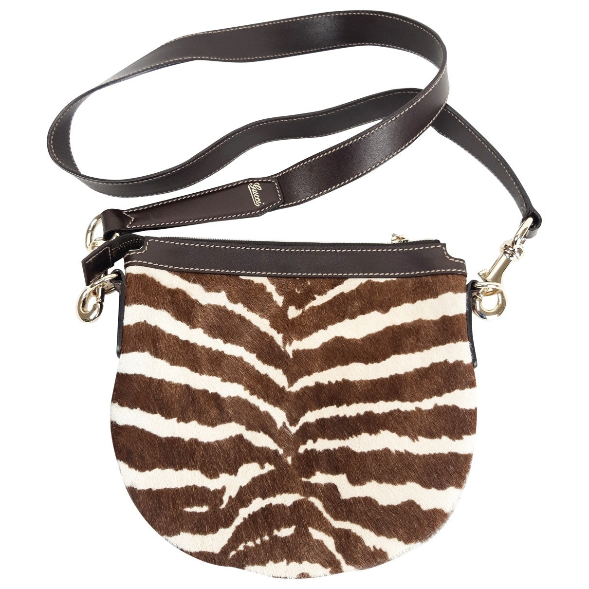 Gucci multicolour pony-style calfskin handbag