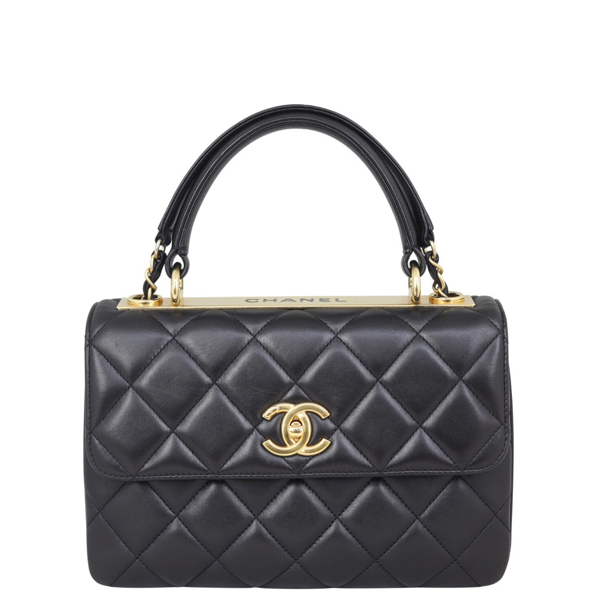 Chanel CC Trendy Hardware Handbag Gold Small