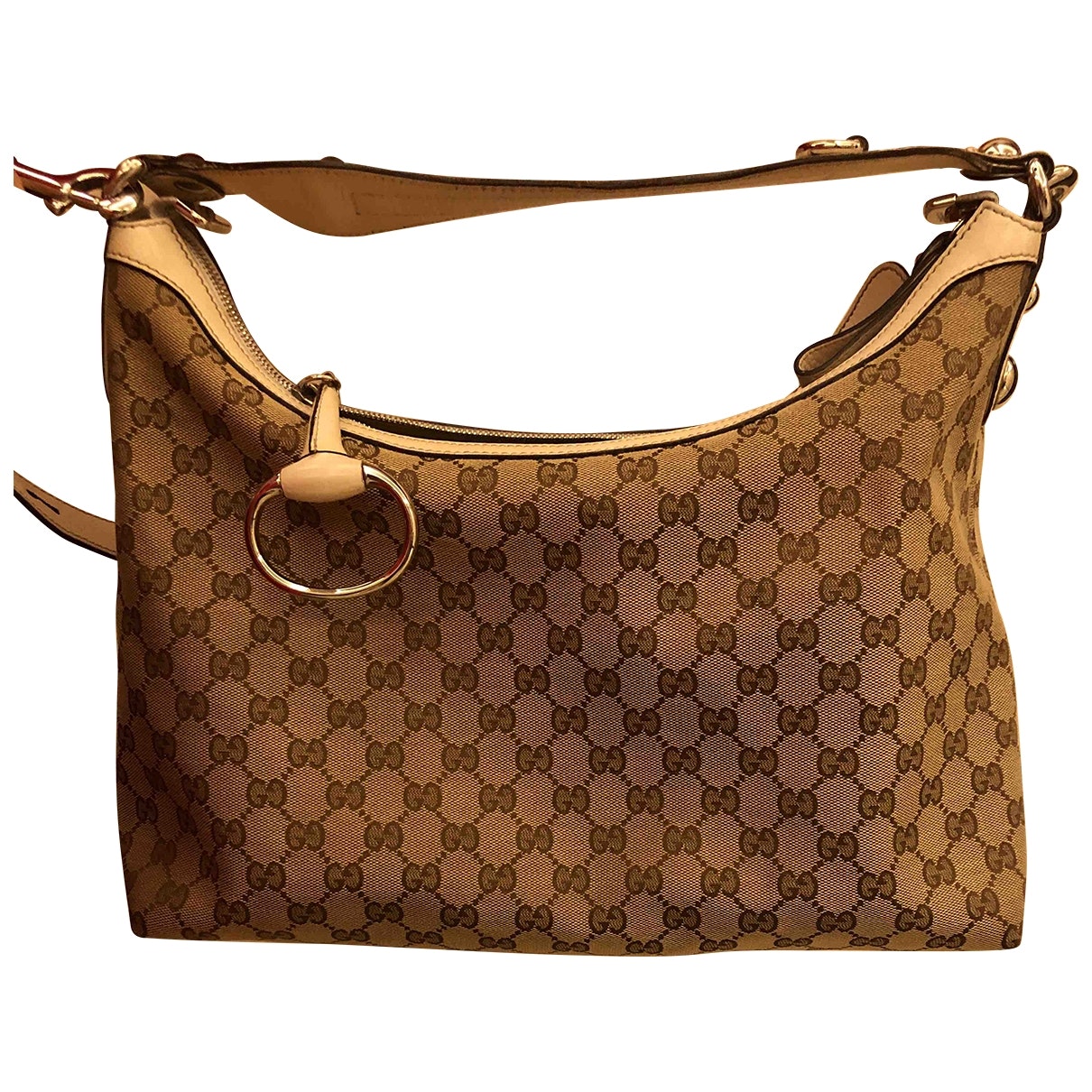 Gucci white cloth handbag