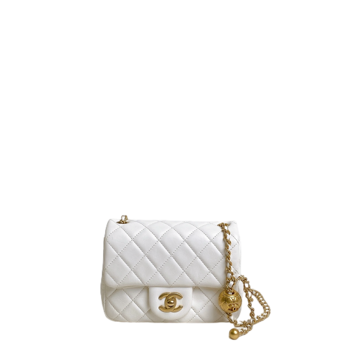 Chanel Mini Square Pearl Crush Handbag