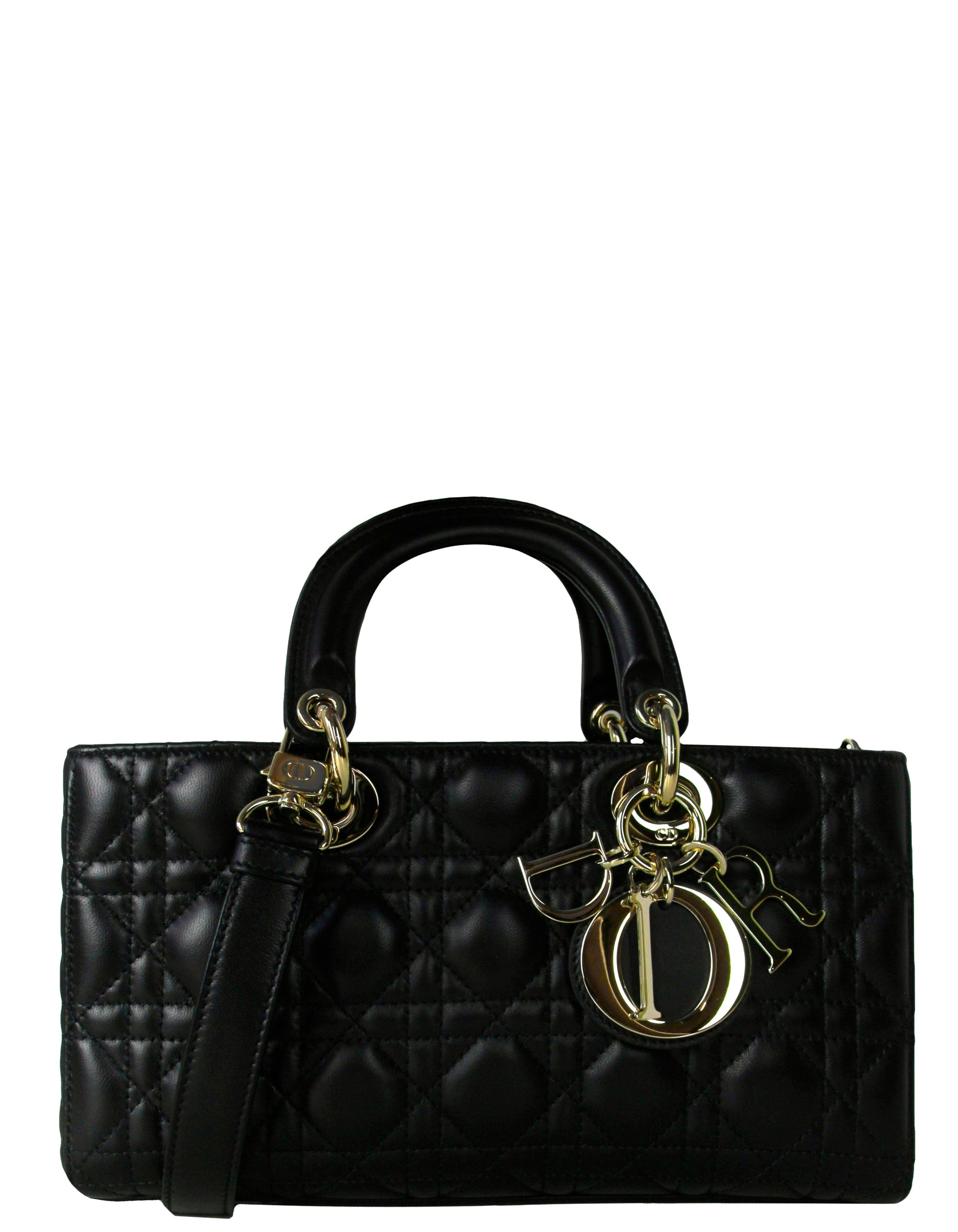 Dior Handbag Christian Cannage Lady D-Joy Bag Leather Lambskin Quilted Shoulder Bag