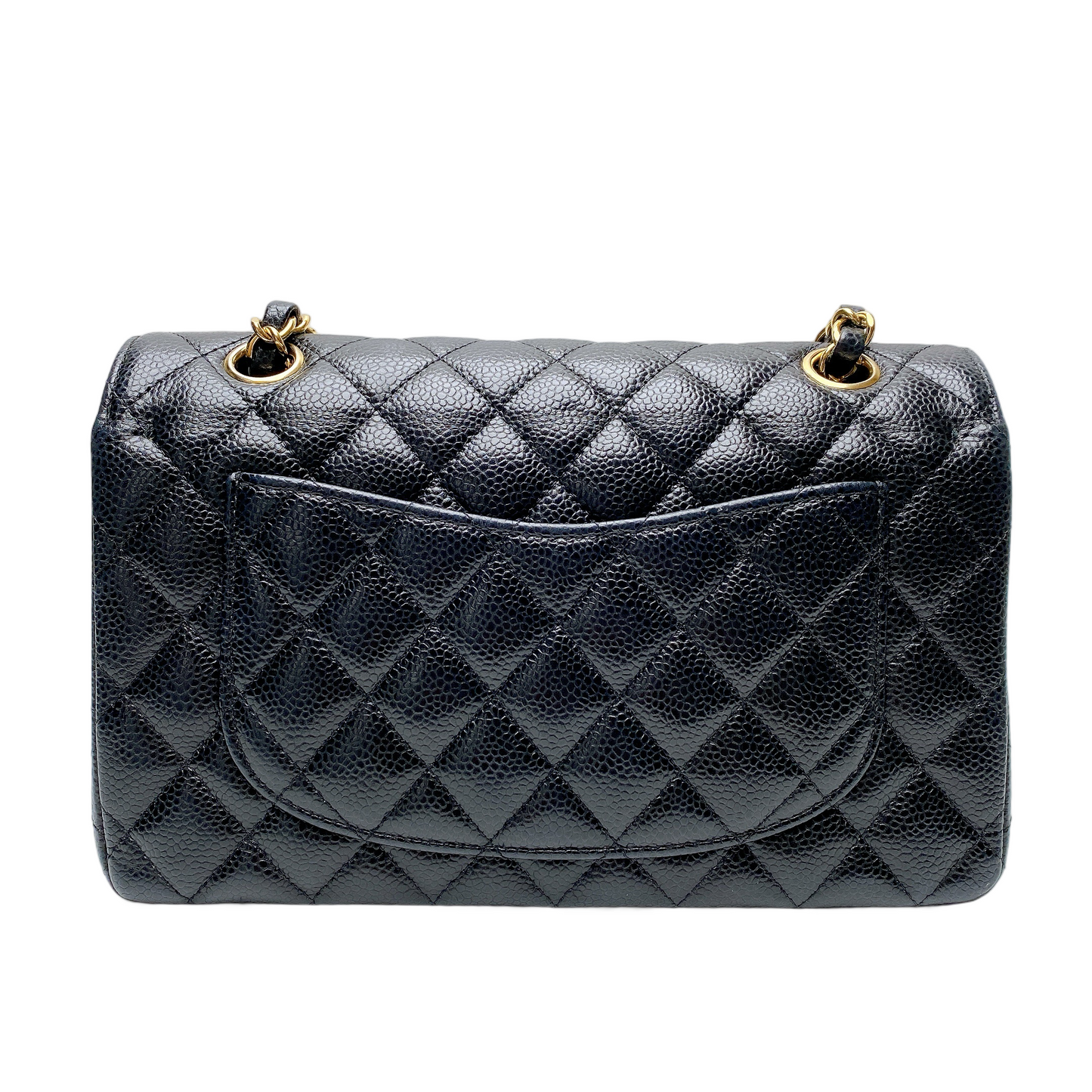 Chanel Cf Small Caviar in Ghw Handbag