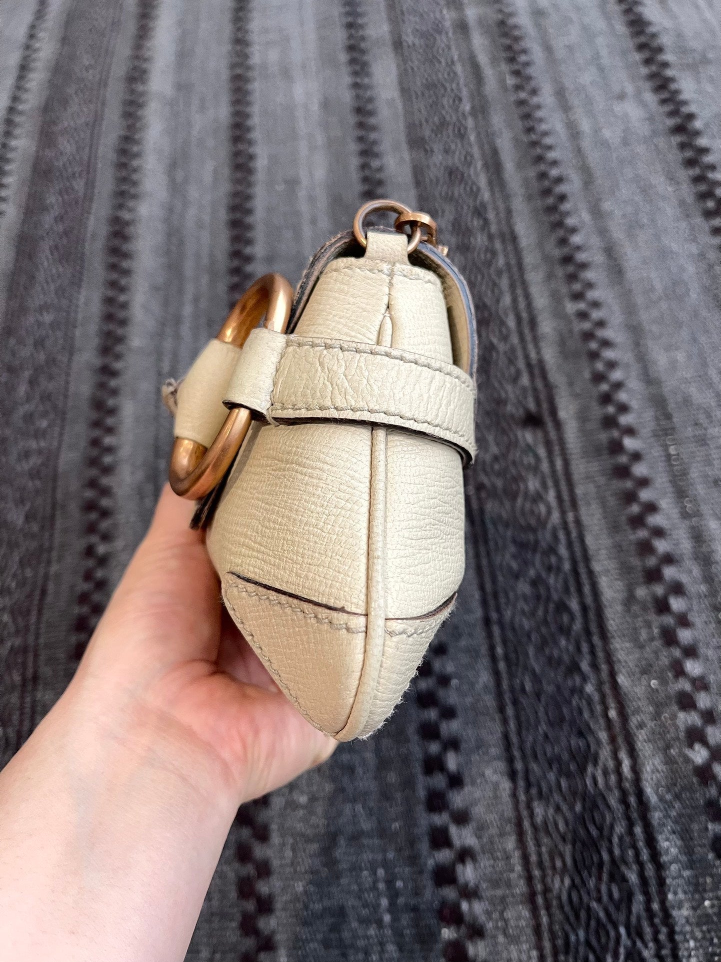 Gucci Horsebit Shoulder Bag Leather White Shoulder Bagl