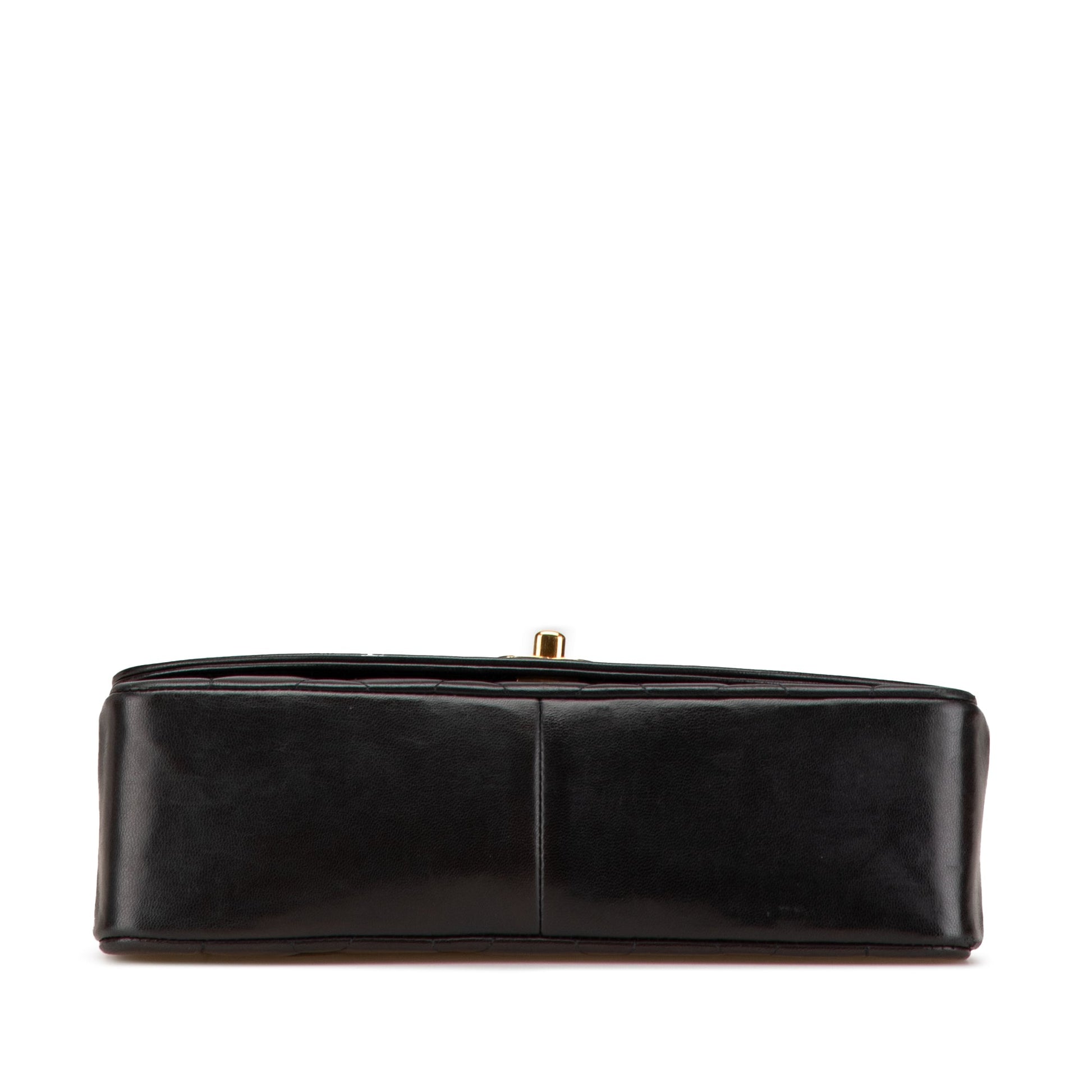 Black Chanel Medium Lambskin Diana Flap Crossbody Bag