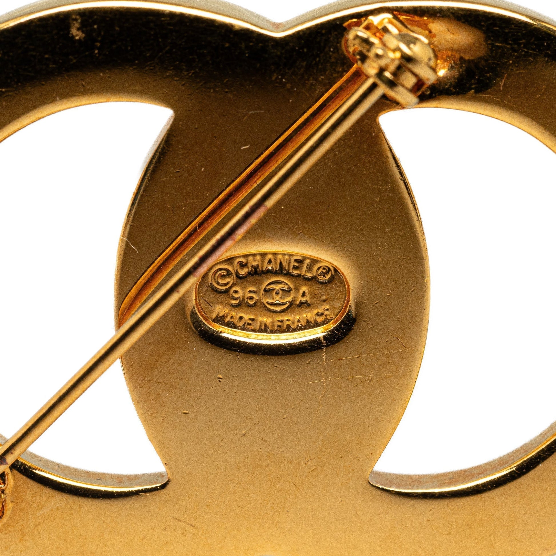 CHANEL CC Turn-Lock Brooch Costume Brooch