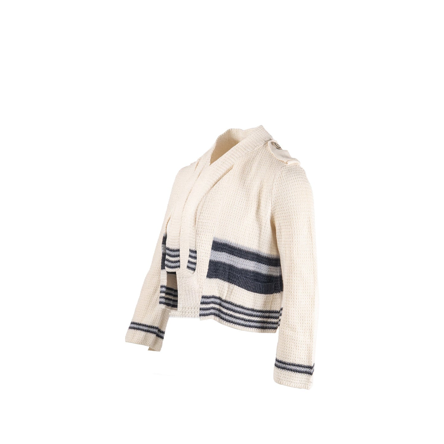 Chanel paper cotton silk Multicolor White Blue Handbag