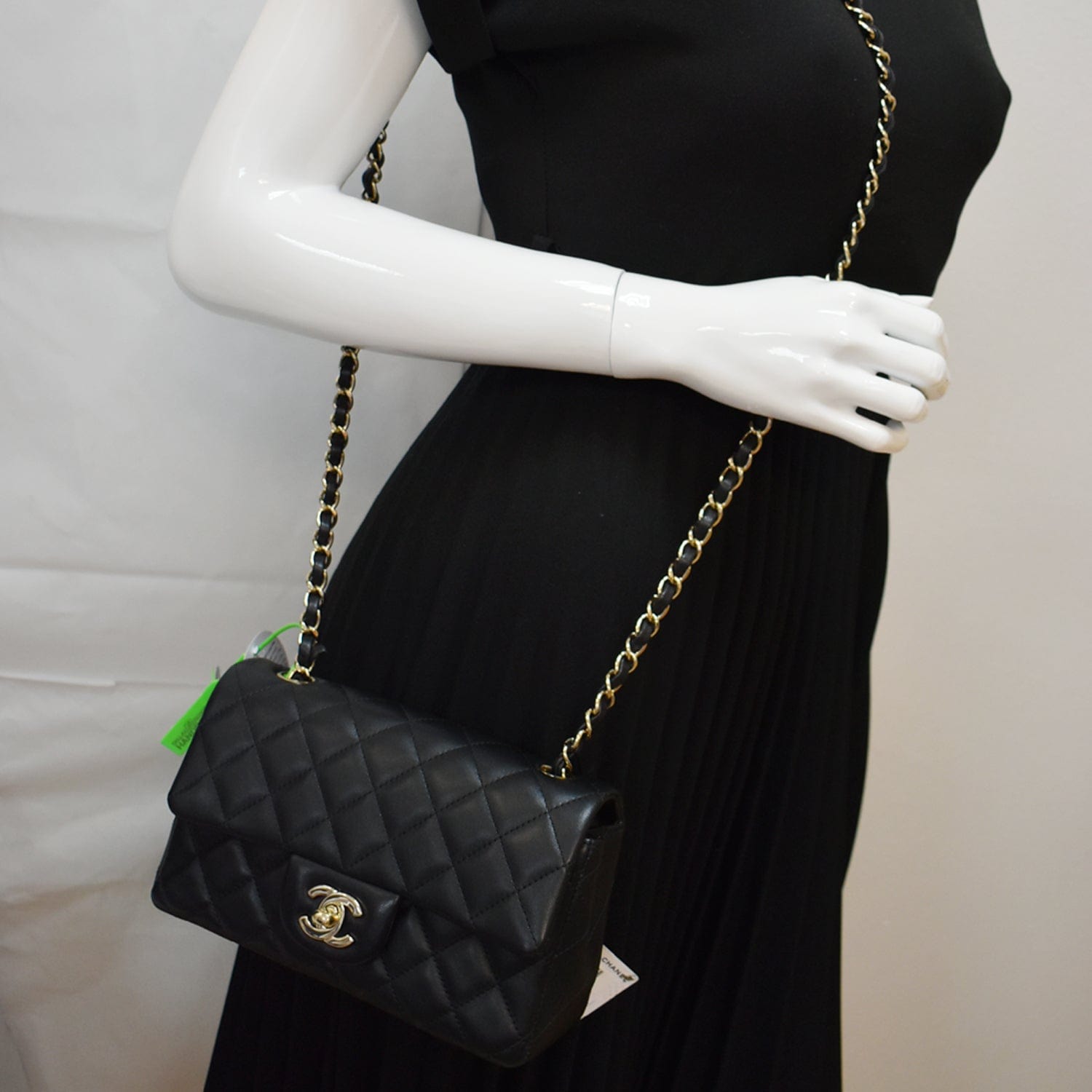 Chanel Rectangular Flap Quilted - Deals Leather Lambskin Black Travel Bag