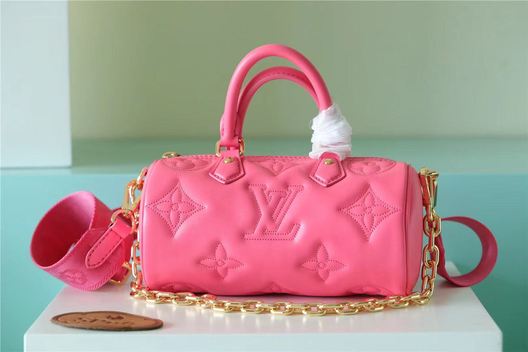 Top Quality Papillon Bb Bag Classic For Monogram Pink Travel Bag