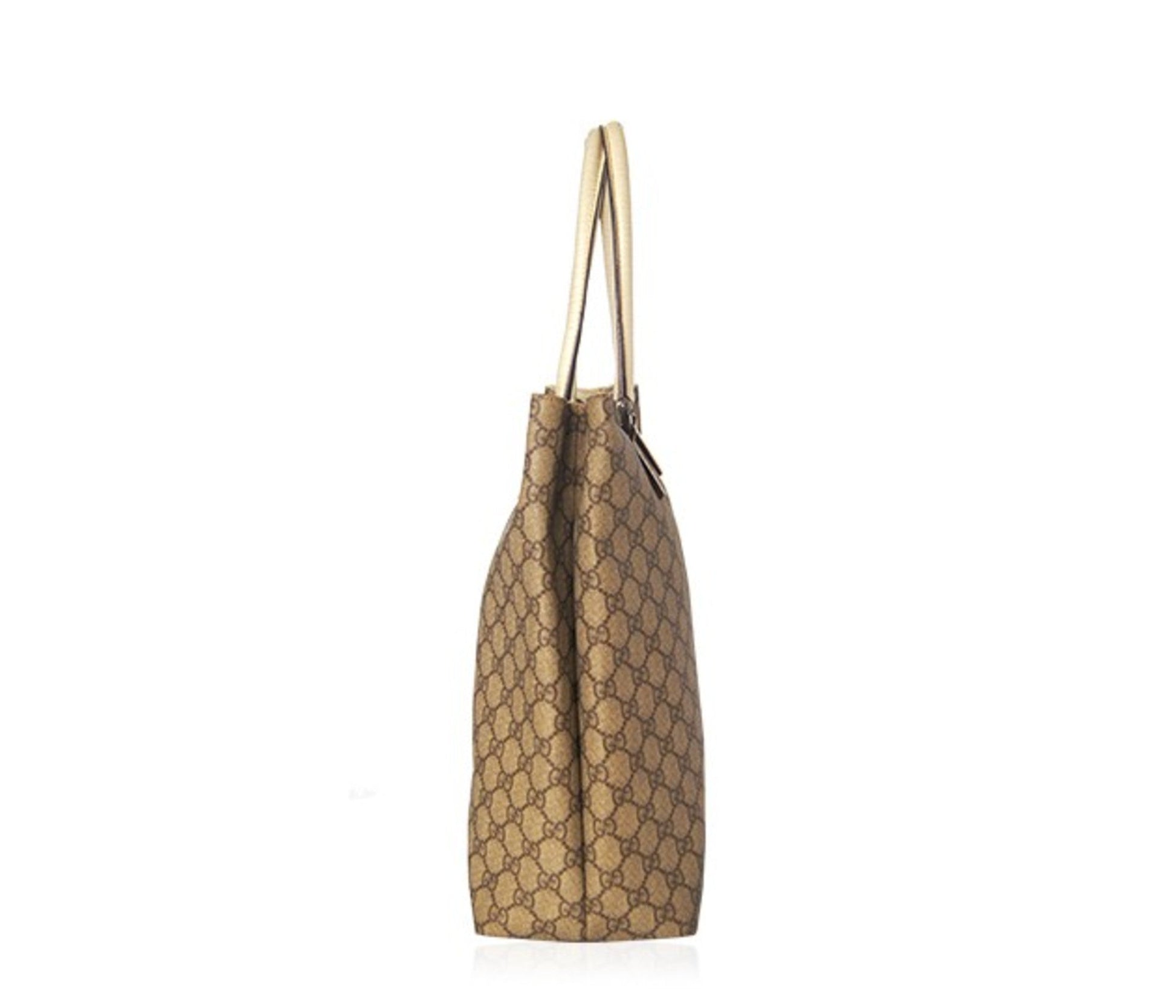 GUCCI MONOGRAM STRUCTURED SHOULDER TOTE