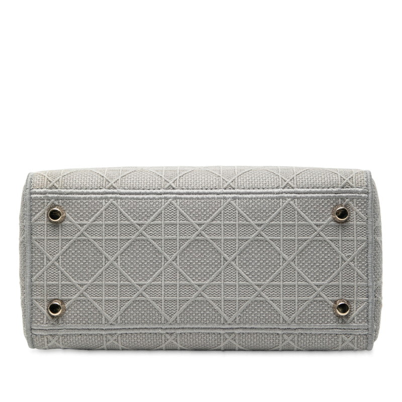 Dior Lady Cannage 2Way Bag Canvas Travel Bag