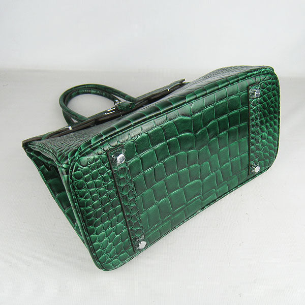 Hermes Luxury Birkin Ladies Handbag Green Travel Bag